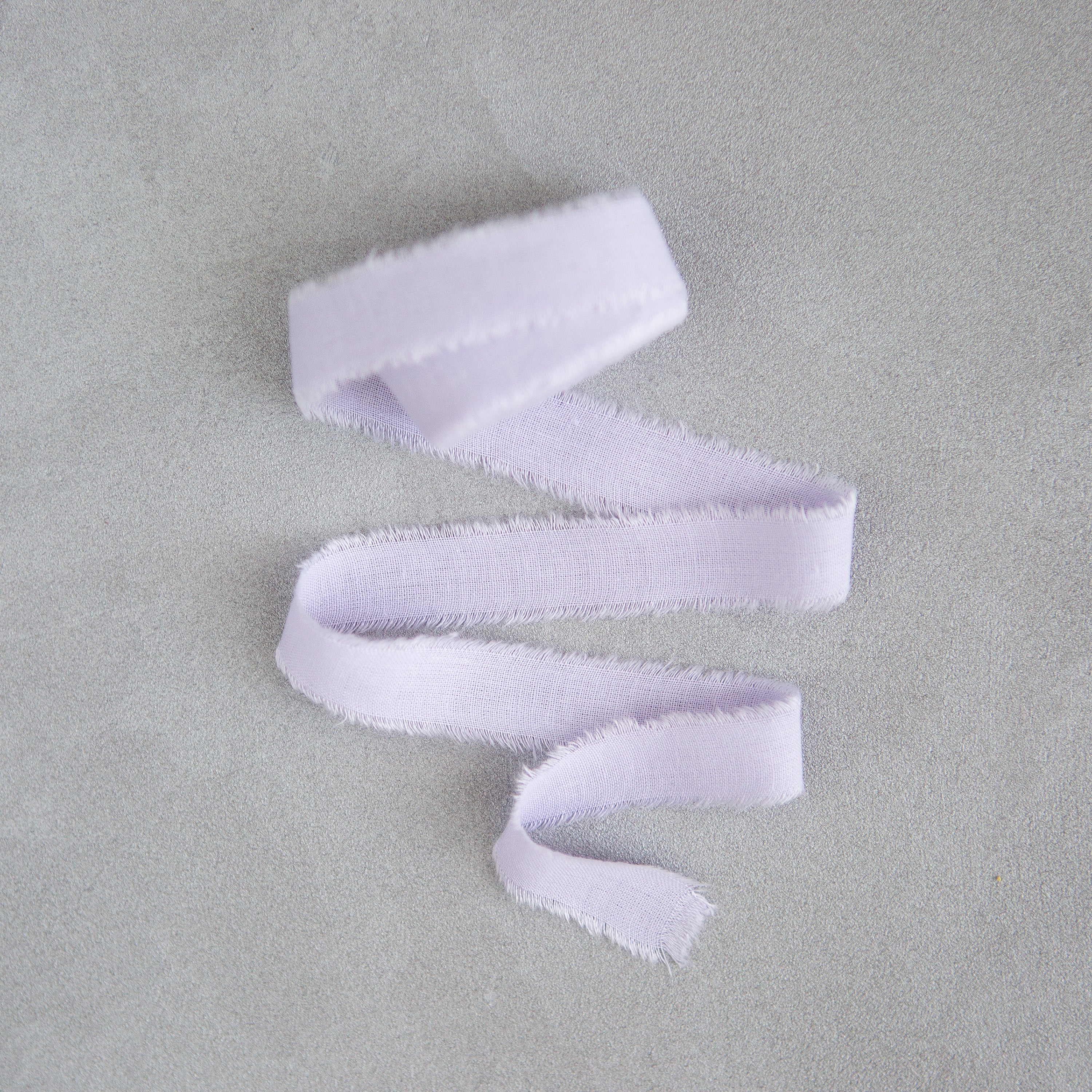 Lavender cotton ribbon