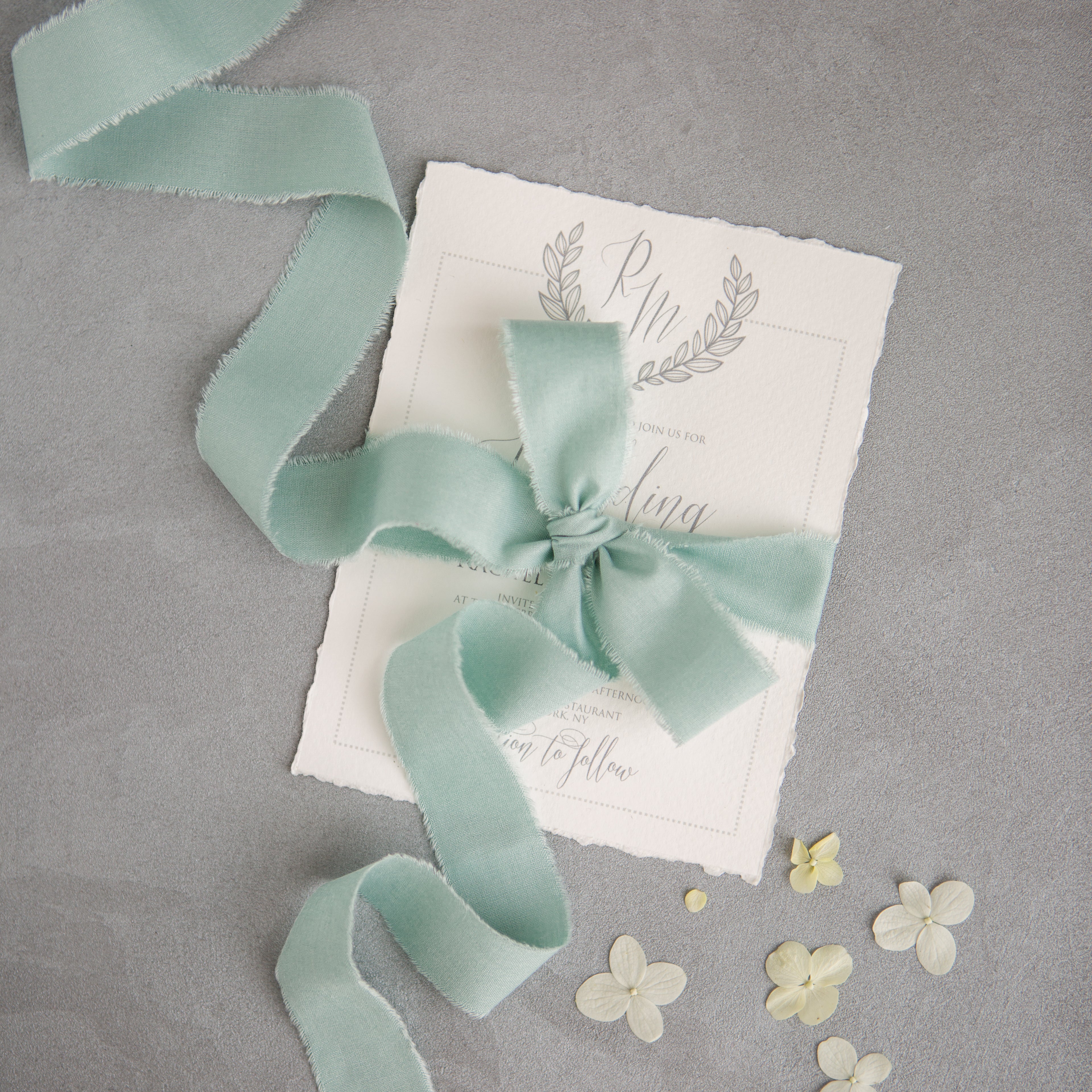 Dusty Sage cotton ribbon