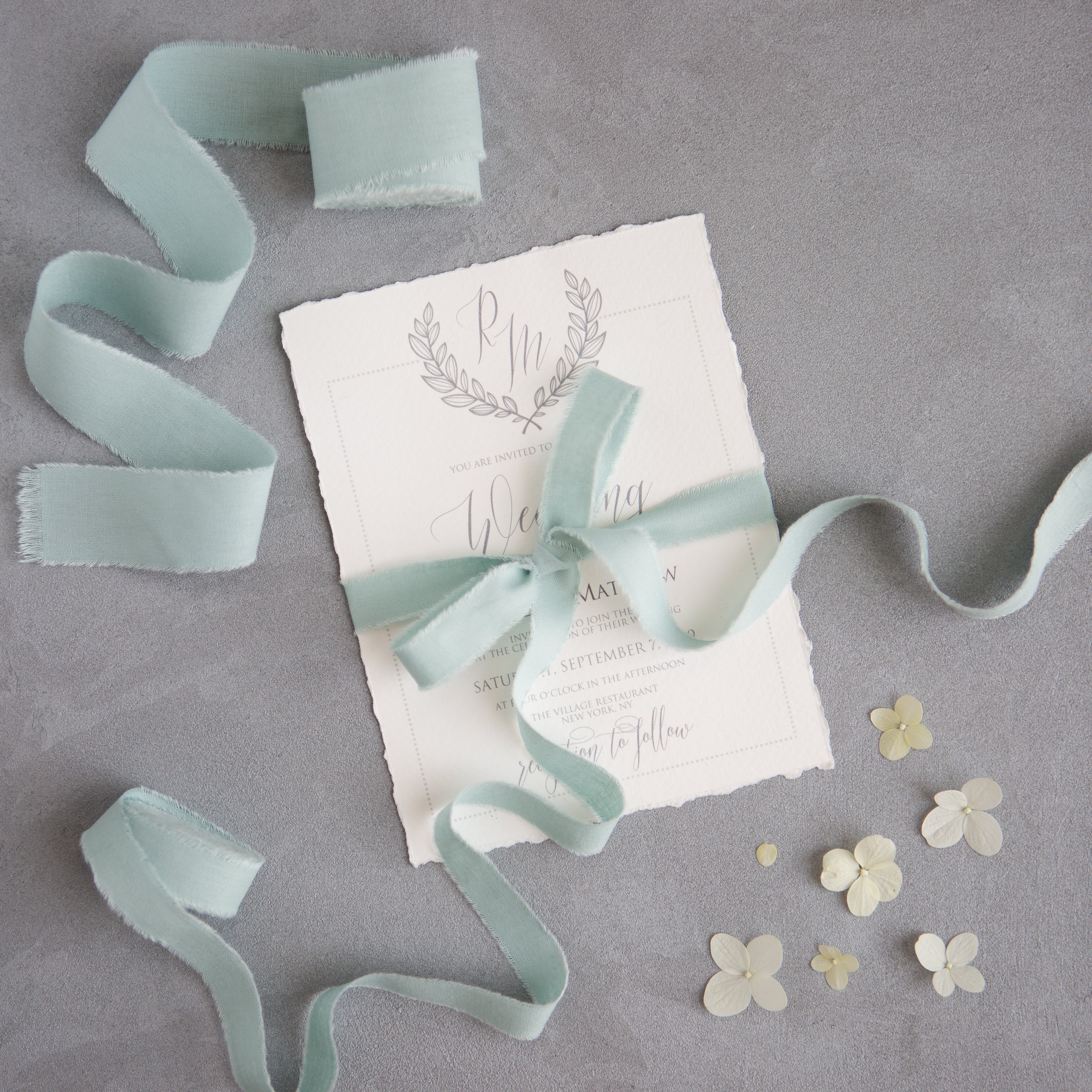 Dusty Sage cotton ribbon