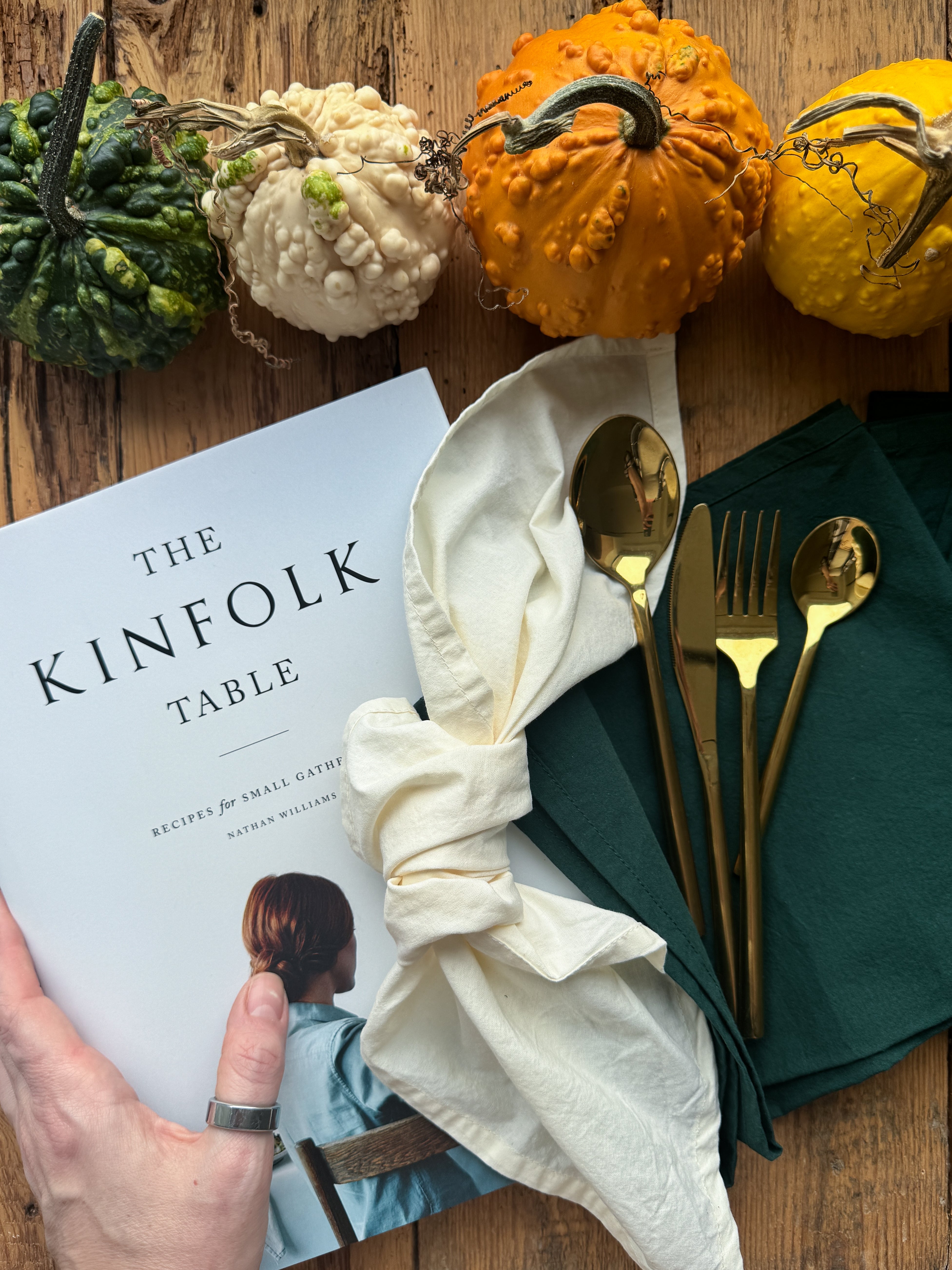 Dark Green napkins Set 4 Hand dyed cotton 16inch x 16inch