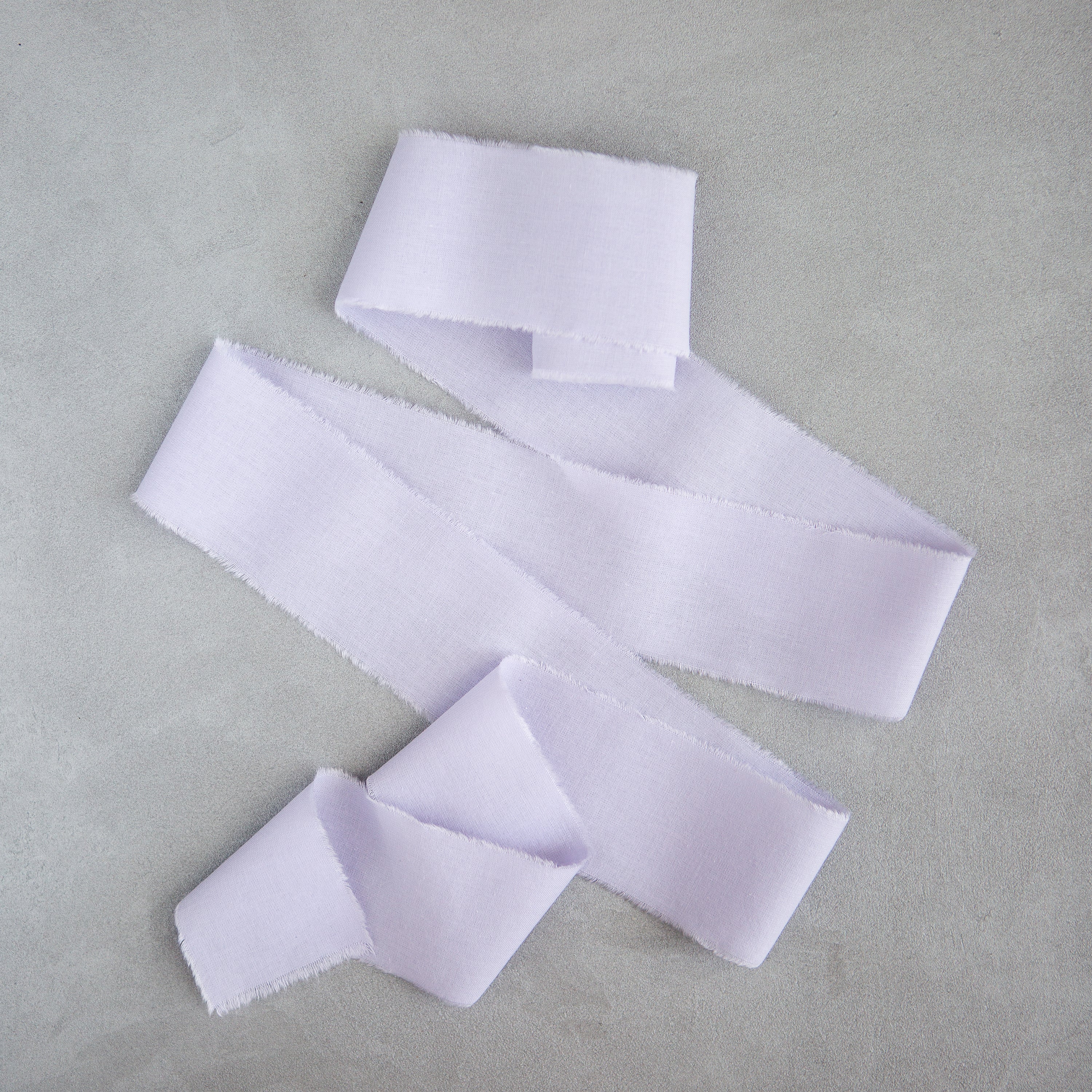 Lavender cotton ribbon
